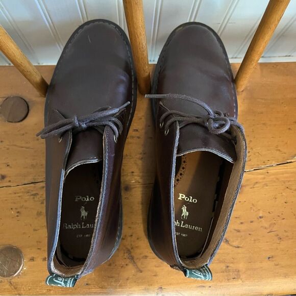 Ralph Lauren Leather Talan Chukka Boots 8D - Picture 8 of 10
